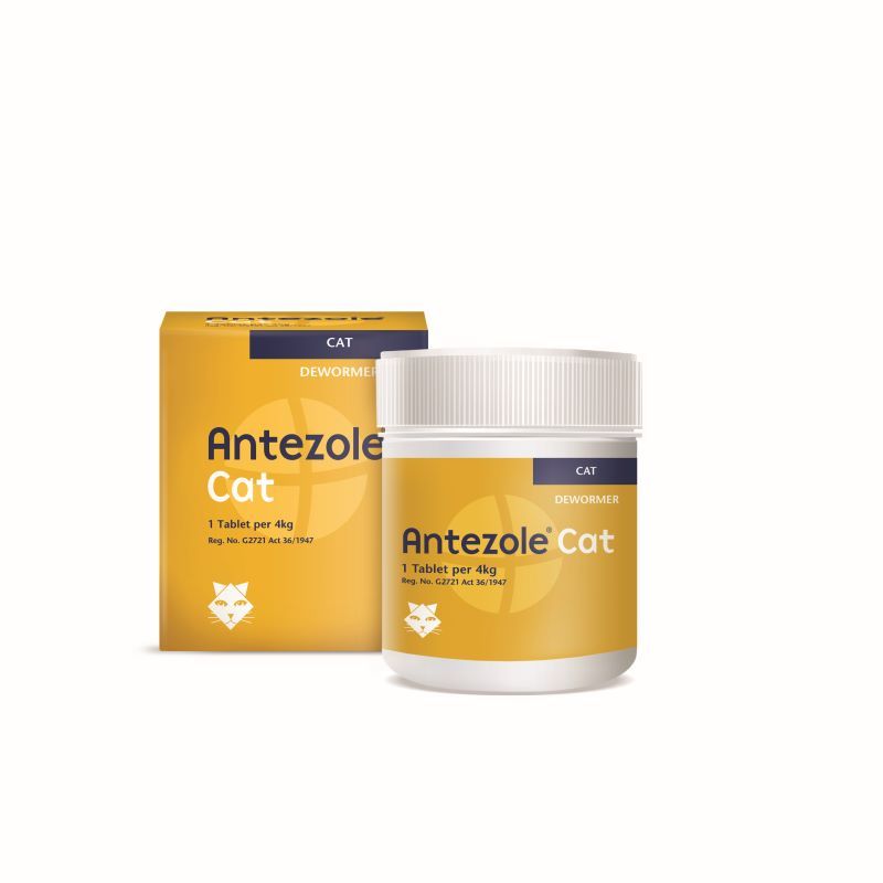 Antezole Cat Deworking Tabs 20's